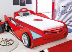 CARBED Кровать-машина Coupe с выдвижной кроватью Red 20.03.1306.00 в Павлоградке - pavlogradka.katalogmebeli.com | фото