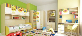 Детская комната Клаксон (Бежевый/корпус Клен) в Павлоградке - pavlogradka.katalogmebeli.com | фото 5