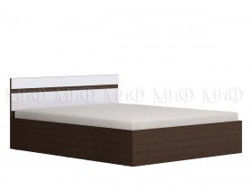 Ким кровать 1,4 (Венге/белый глянец) в Павлоградке - pavlogradka.katalogmebeli.com | фото