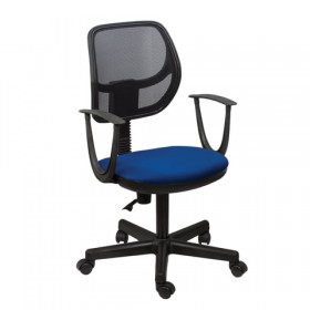 Кресло BRABIX Flip MG-305 (сине-черный) в Павлоградке - pavlogradka.katalogmebeli.com | фото 3