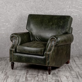 Кресло кожаное Лофт Аристократ (ширина 1070 мм) в Павлоградке - pavlogradka.katalogmebeli.com | фото