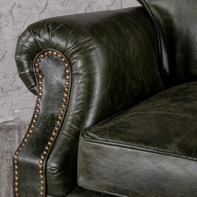 Кресло кожаное Лофт Аристократ (ширина 1070 мм) в Павлоградке - pavlogradka.katalogmebeli.com | фото 5