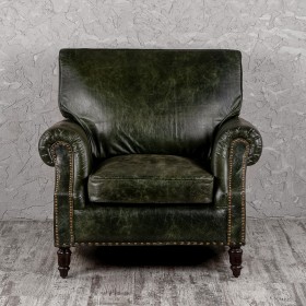 Кресло кожаное Лофт Аристократ (ширина 1070 мм) в Павлоградке - pavlogradka.katalogmebeli.com | фото 9