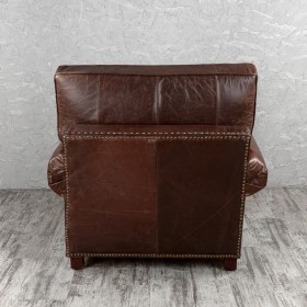 Кресло кожаное Лофт Аристократ (ширина 1100 мм) в Павлоградке - pavlogradka.katalogmebeli.com | фото 7