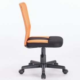 Кресло компактное BRABIX Smart MG-313 (черный, оранжевый) в Павлоградке - pavlogradka.katalogmebeli.com | фото 2