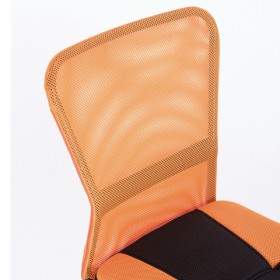 Кресло компактное BRABIX Smart MG-313 (черный, оранжевый) в Павлоградке - pavlogradka.katalogmebeli.com | фото 4