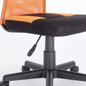 Кресло компактное BRABIX Smart MG-313 (черный, оранжевый) в Павлоградке - pavlogradka.katalogmebeli.com | фото 5