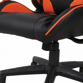 Кресло компьютерное BRABIX GT Racer GM-100 (черный, оранжевый) в Павлоградке - pavlogradka.katalogmebeli.com | фото 2