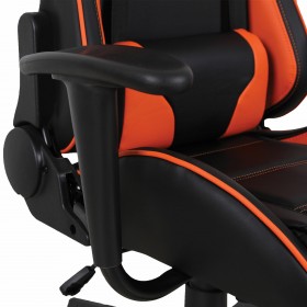 Кресло компьютерное BRABIX GT Racer GM-100 (черный, оранжевый) в Павлоградке - pavlogradka.katalogmebeli.com | фото 3