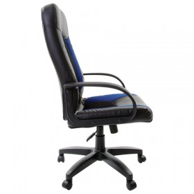 Кресло офисное BRABIX Strike EX-525 (сине-черный) в Павлоградке - pavlogradka.katalogmebeli.com | фото 2