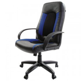 Кресло офисное BRABIX Strike EX-525 (сине-черный) в Павлоградке - pavlogradka.katalogmebeli.com | фото 5