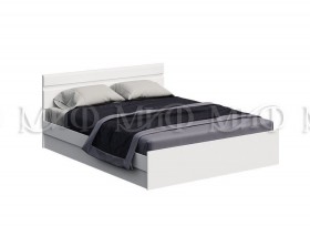 Кровать Нэнси New 1,4м (Белый/белый глянец) в Павлоградке - pavlogradka.katalogmebeli.com | фото