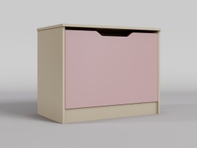 Ящик для игрушек Грэйси (Розовый/корпус Клен) в Павлоградке - pavlogradka.katalogmebeli.com | фото