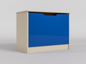 Ящик для игрушек Скай люкс (Синий/корпус Клен) в Павлоградке - pavlogradka.katalogmebeli.com | фото